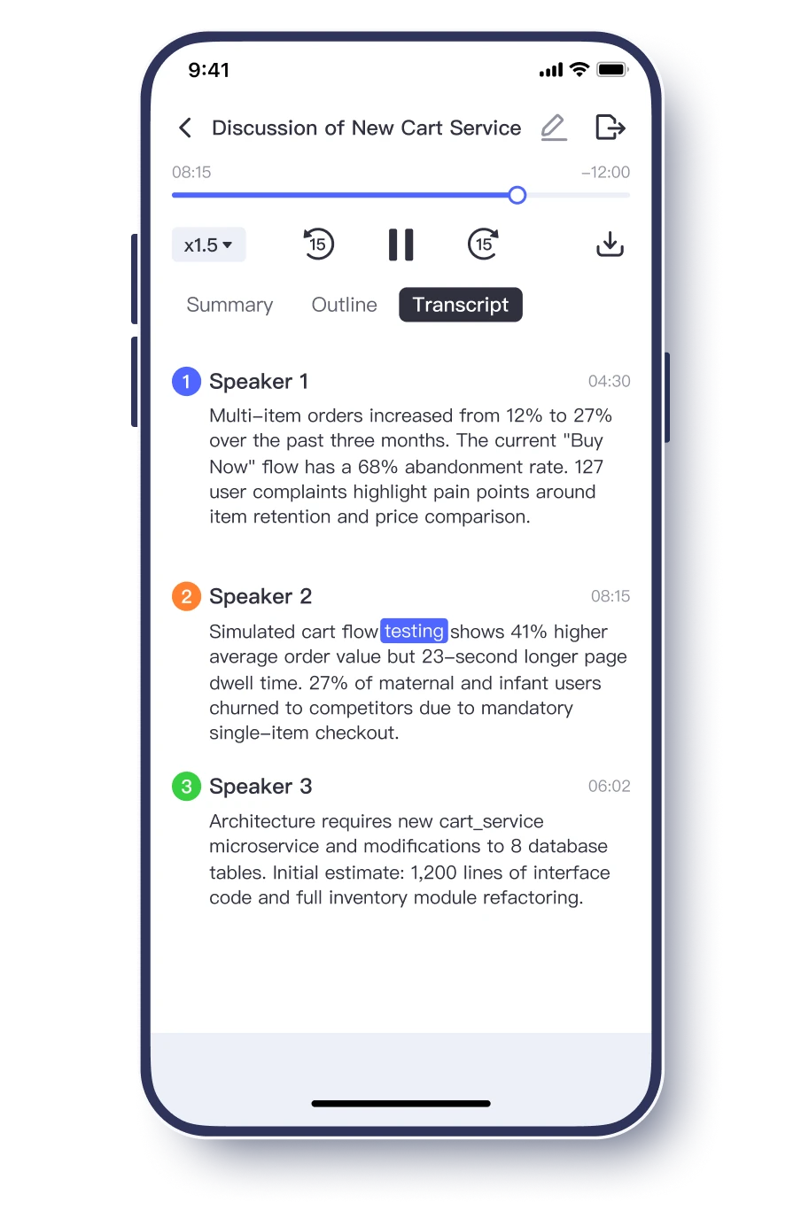 Precise Transcription